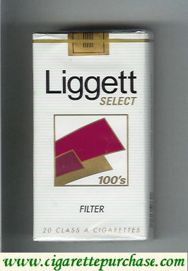 Liggett Select 100s Filter cigarettes soft box